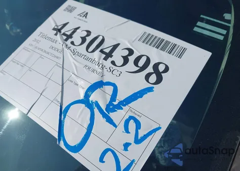 2012 Dodge Journey Sxt from USA, damaged, VIN 3C4PDCBG8CT226907